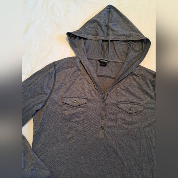 Marmot women's size XL Laura convertible sleeve hooded top, EUC - Picture 2 of 8